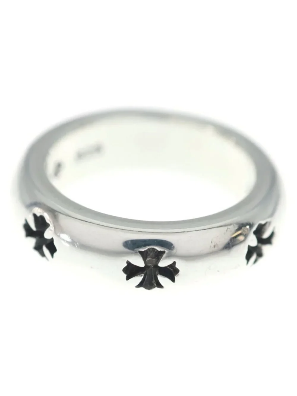 Chrome Hearts Negative CH Plus Ring Silver